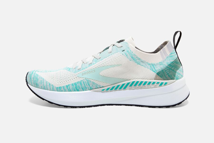 Brooks Running Shoes - Bedlam 3 Road Womens - White/Turquoise - TVM-207596